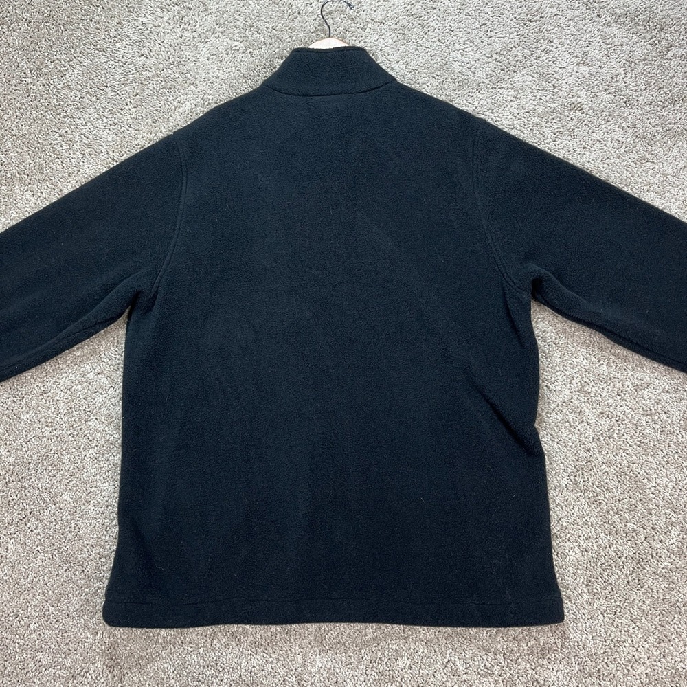 University of Texas Lands End Jacket Women Large 14-16 Black Fleece Longhorns - Picture 4 of 13